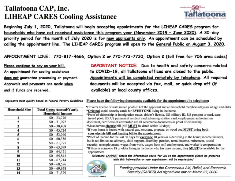 Tallatoona Heating Assistance