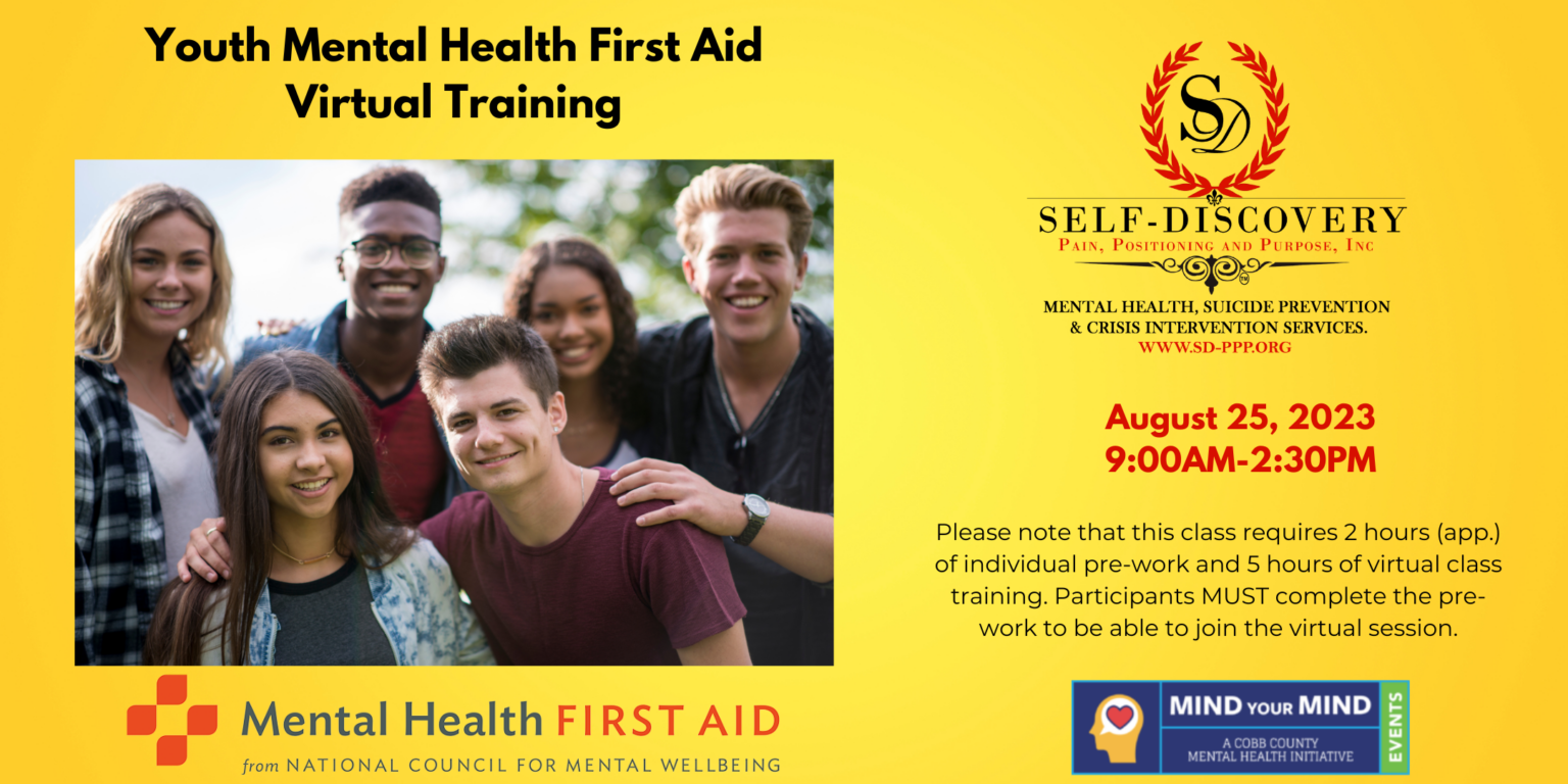 Youth Mental Health First Aid Virtual Training - Cobb Collaborative