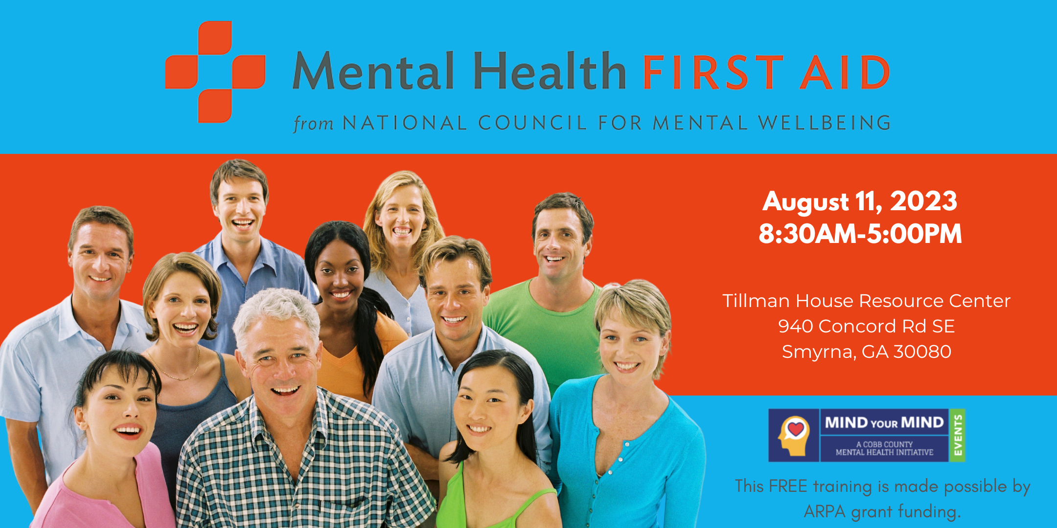 Mental Health First Aid For Adults Cobb Collaborative