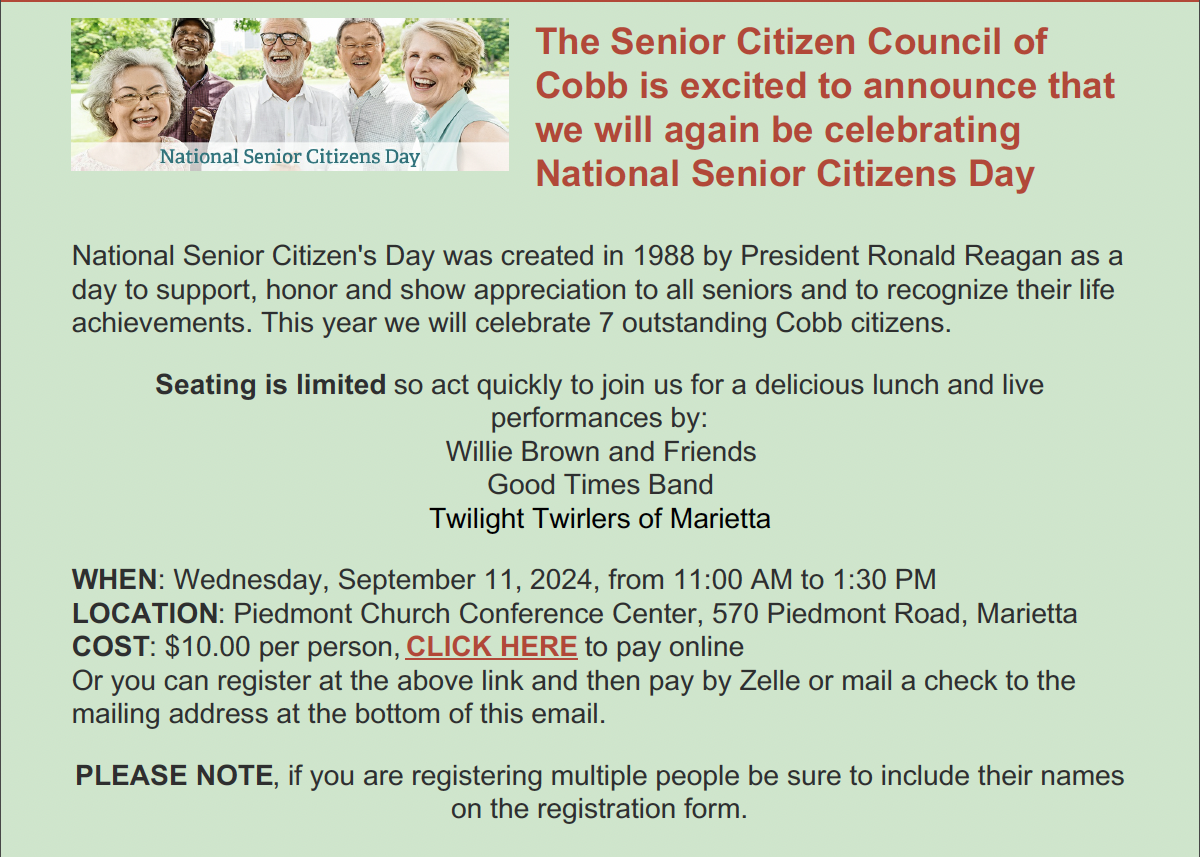 National Senior Citizens Day